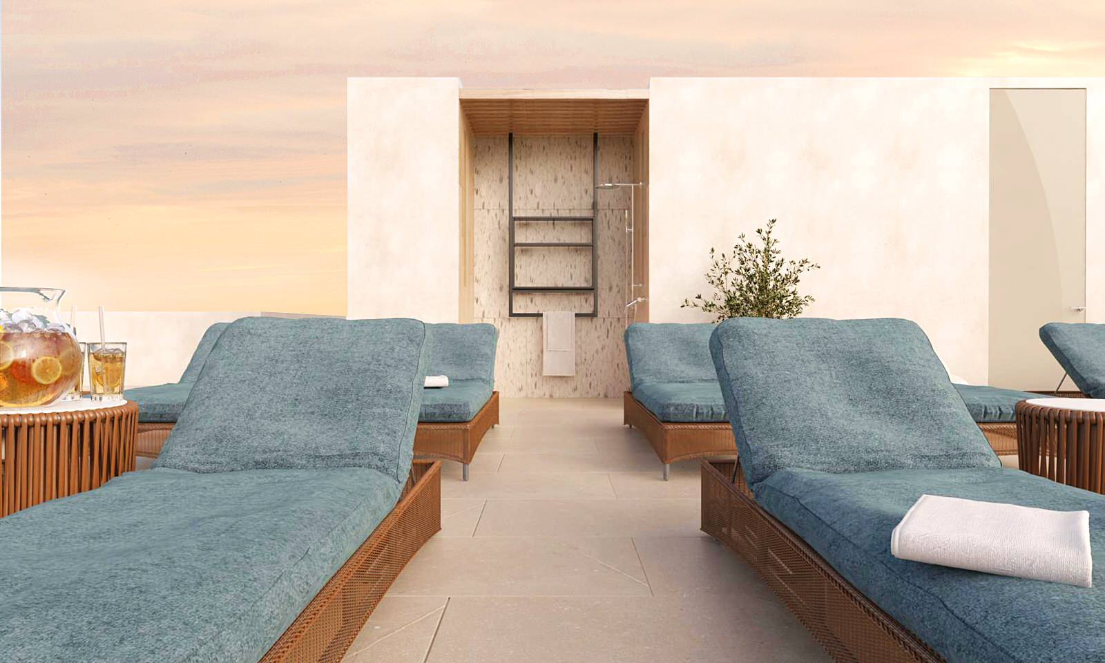 Дизайн террасы с видом на море