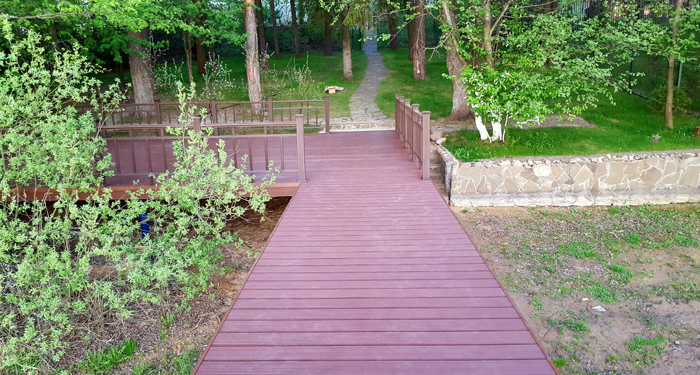 Причал из террасной доски, Бережки