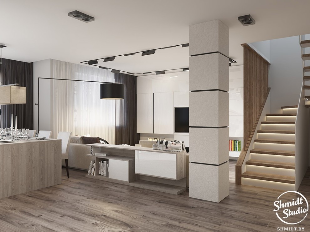 Проект "Контрастный" в Пинске, 130м2