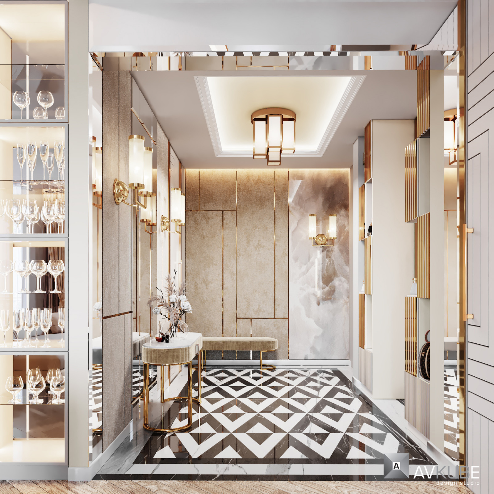 Обложка проекта: КВАРТИРА 190 КВ. М В МАНСУРОВСКОМ ПЕРЕУЛКЕ