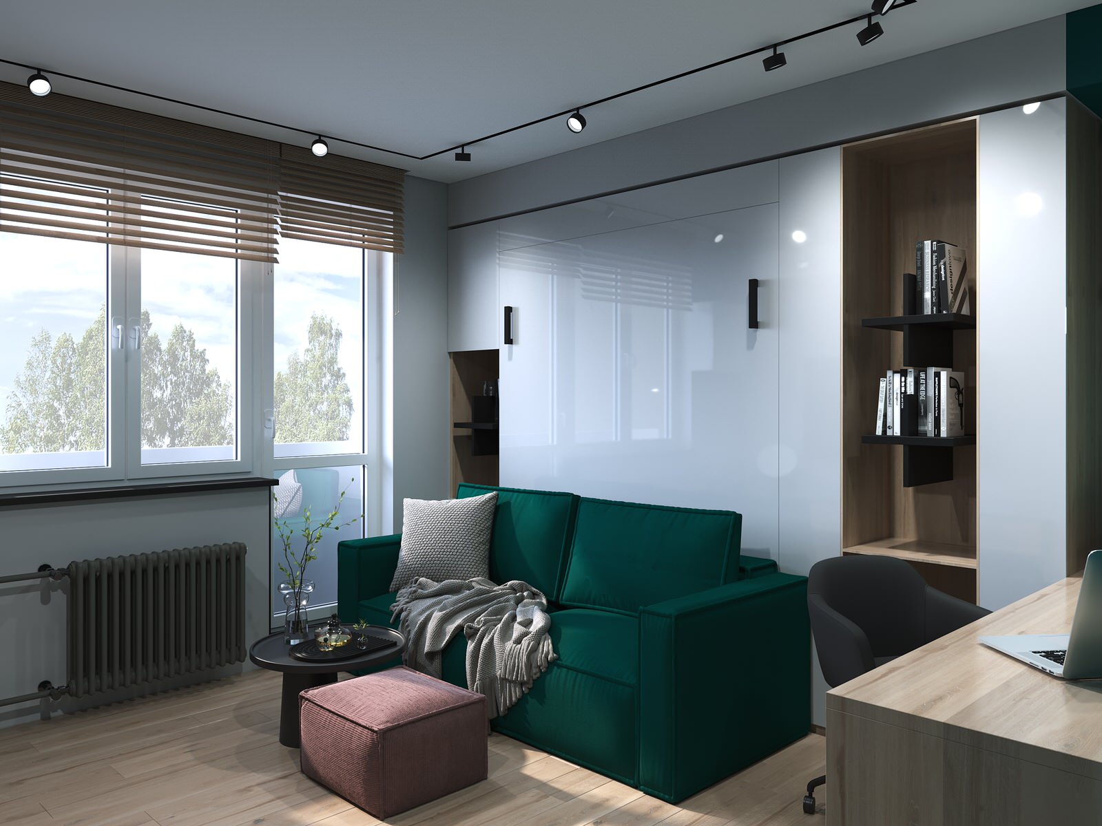 Жилая квартира для молодой семьи с ребенком, 51,64кв.м.