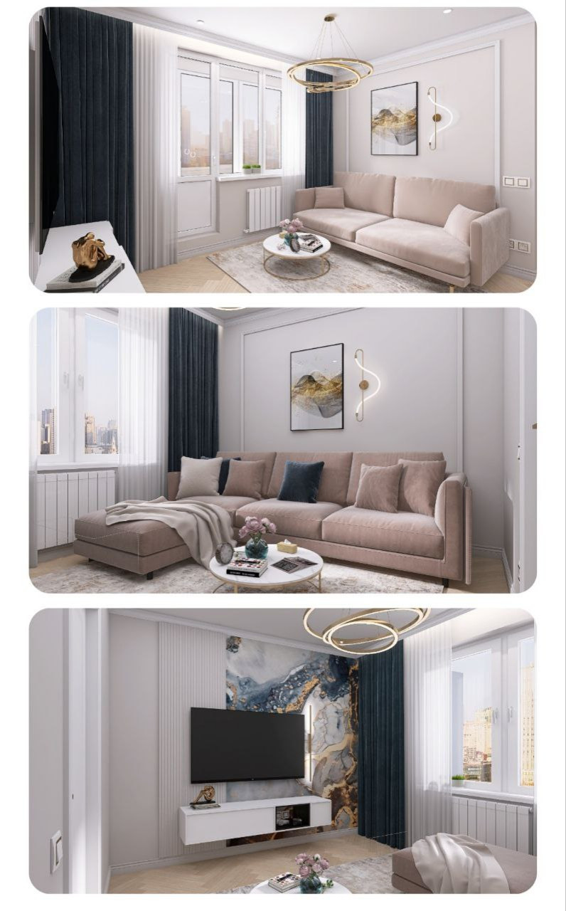 Квартира в стиле неоклассика