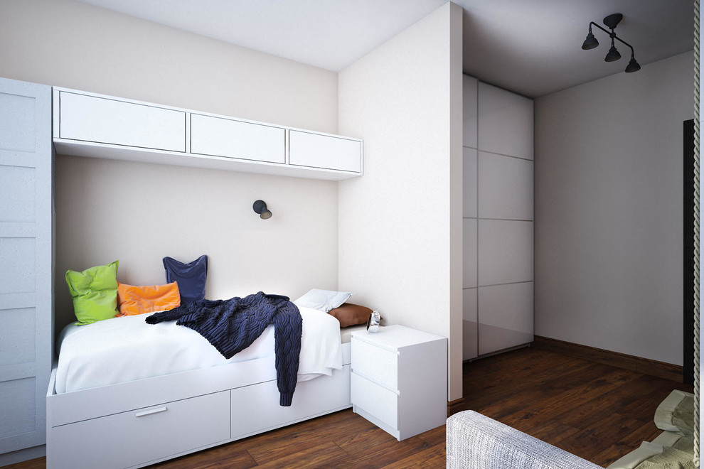 Проект жилой квартиры на улице Выборгская "легкий лофт"