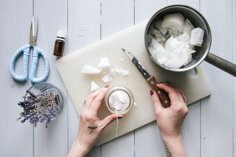 DIY: Лавандовая свеча своими руками