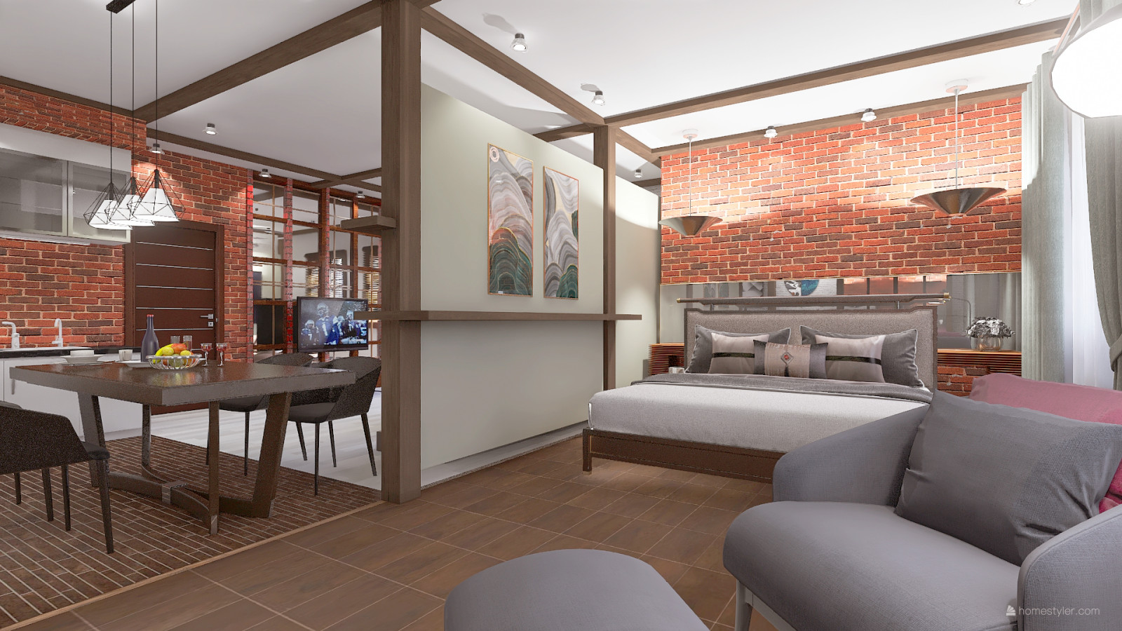 Обложка проекта: Стиль лофт_дизайн интерьера