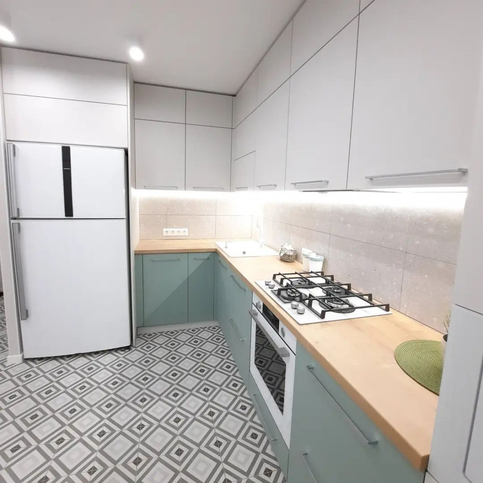 Реализованный дизайн-проект кухни на ул.Земельная