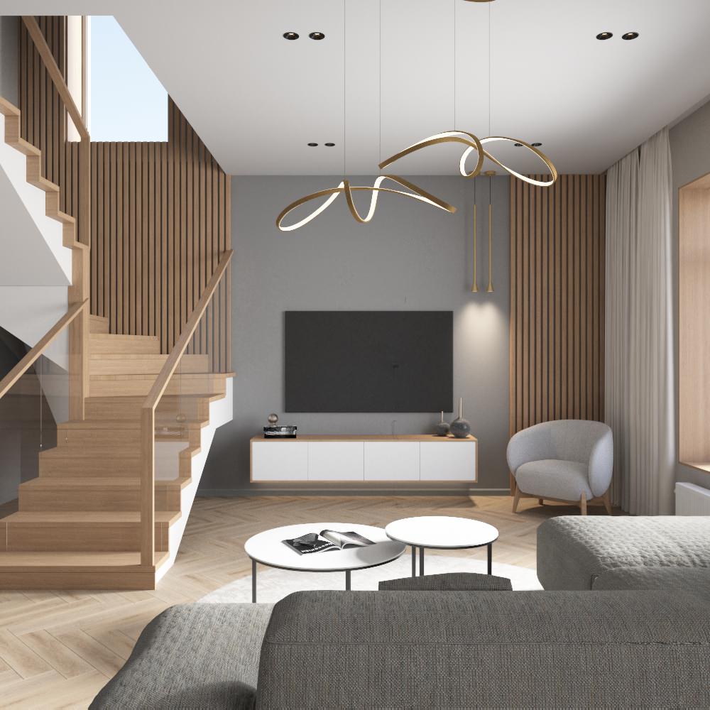 Дизайн кухни-гостиной