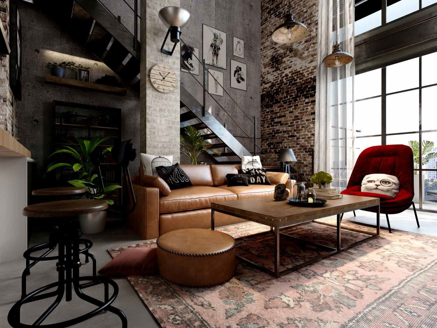 Лофт проект квартиры