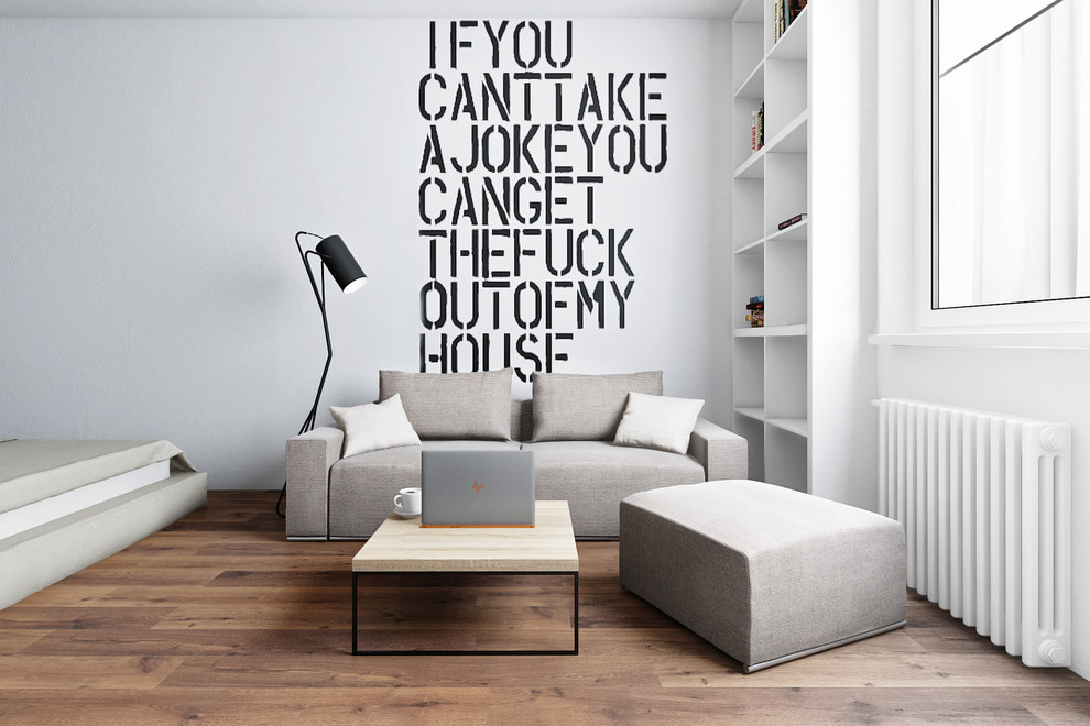 Обложка проекта: Дизайн однокомнатной квартиры