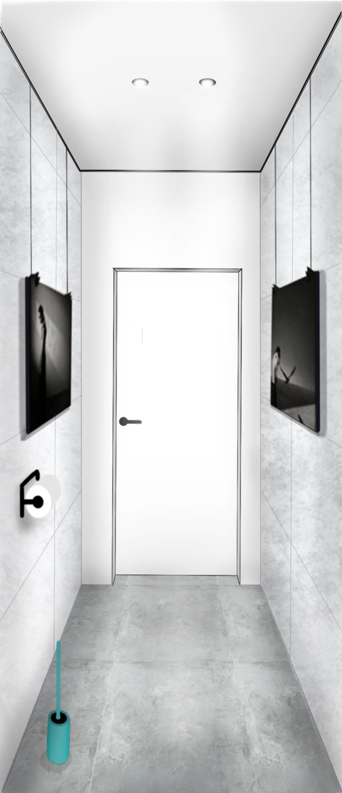 Однакомнатная квартира в Современном стиле с элементами Поп-арта.