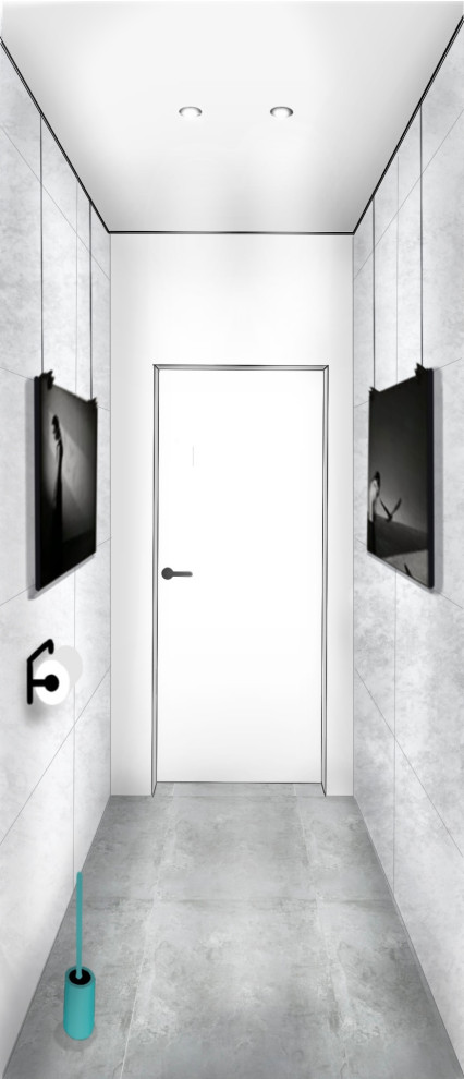 Однакомнатная квартира в Современном стиле с элементами Поп-арта.