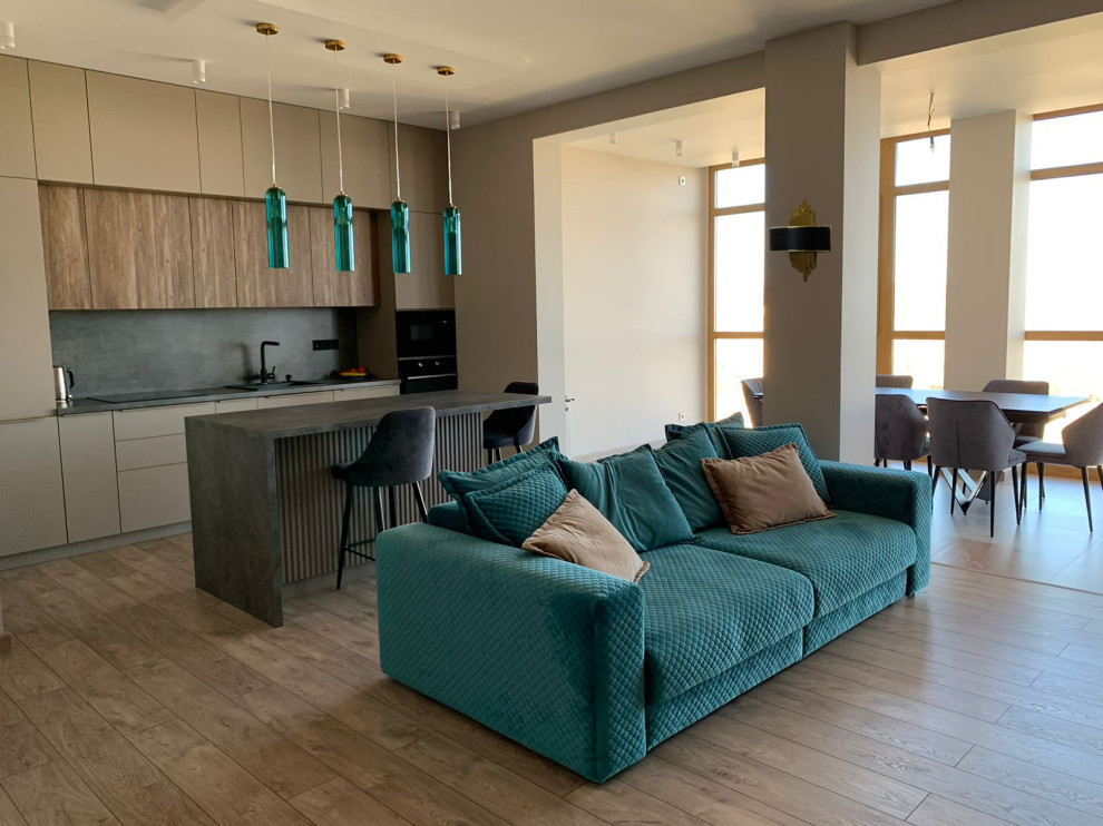 Обложка проекта: Квартира в Волгограде площадью 120 кв.м.