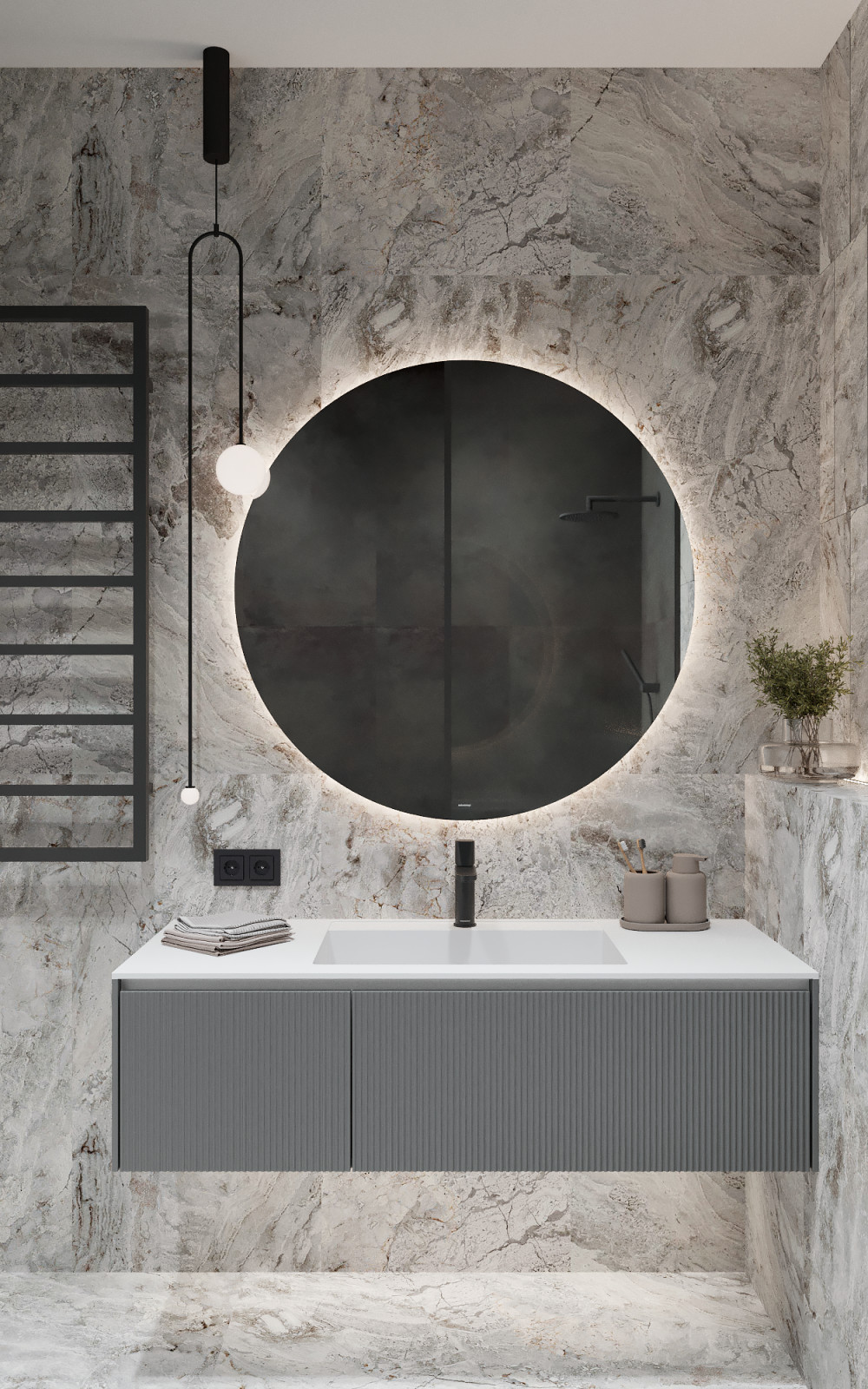 САНУЗЕЛ В СТИЛЕ БУРЖУАЗНАЯ ЭКЛЕКТИКА В ЖК ЯМАЙКА 3