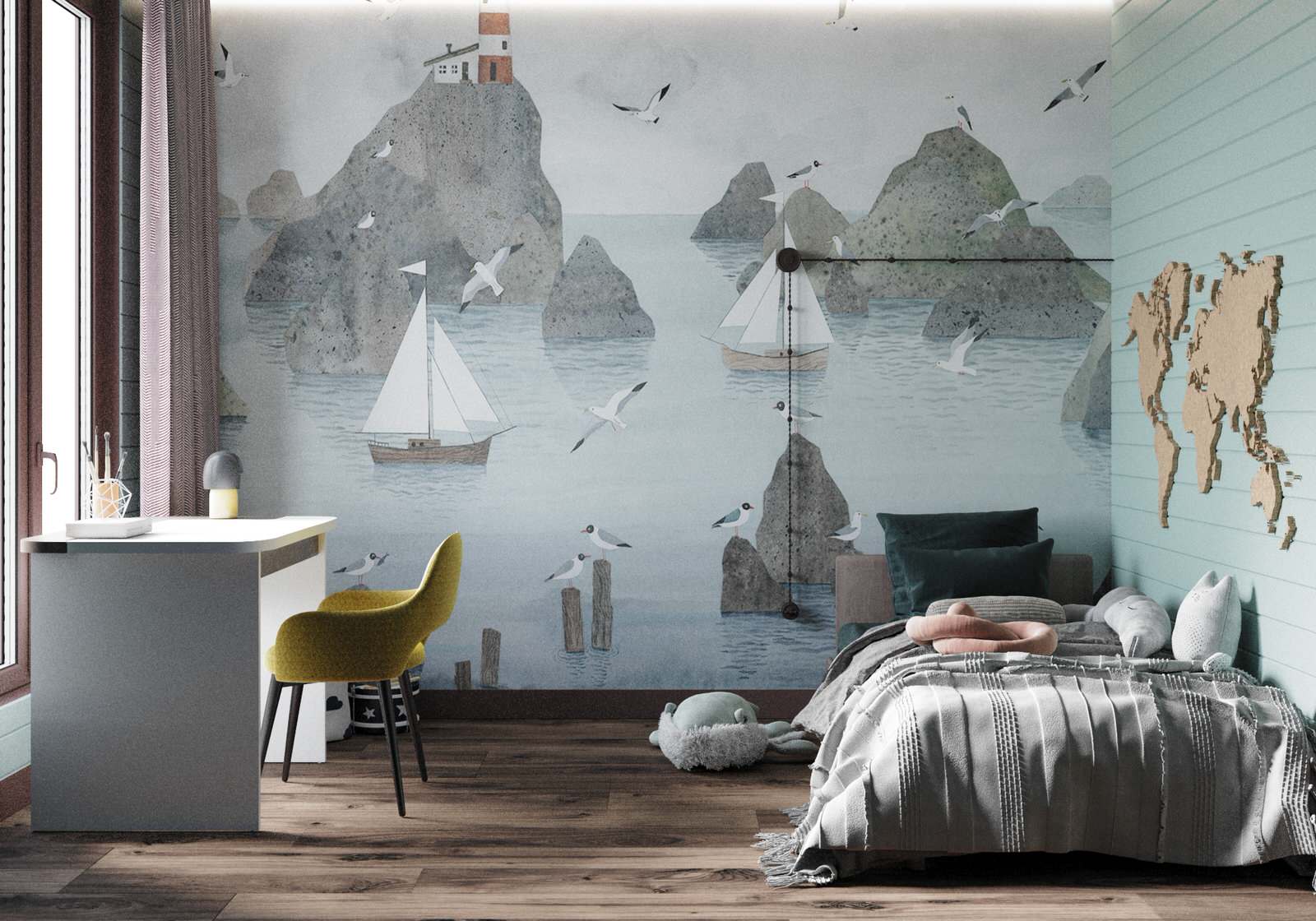 Деревянный дом на берегу Волги в Кимрах