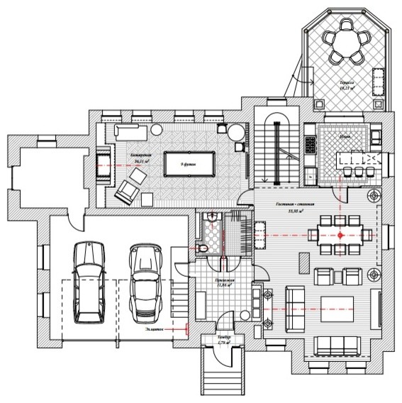 Houzz тур: Дом в духе Шерлока Холмса и шоколадного лабрадора