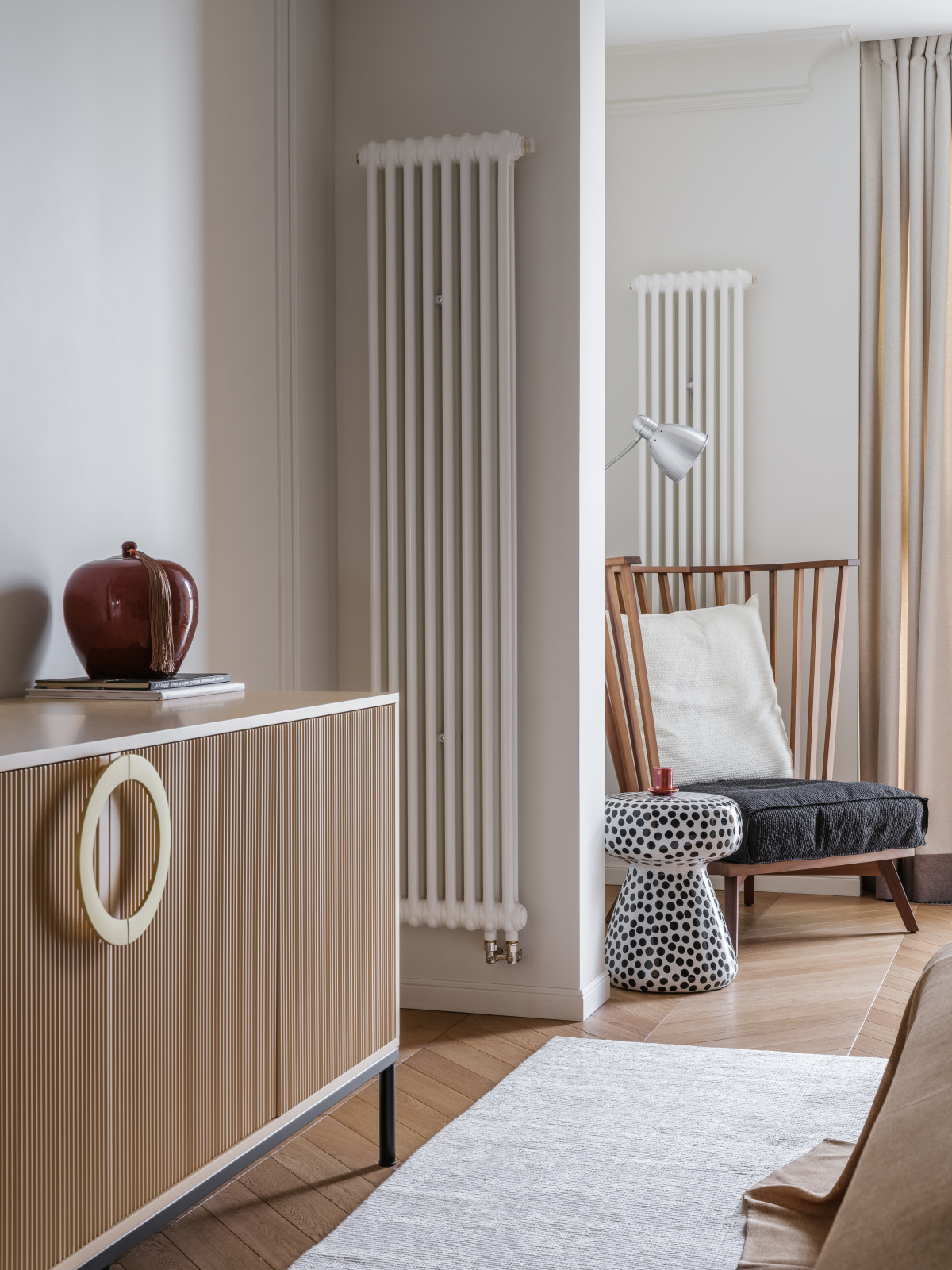 Французское настроение и мотивы шинуазри: семейная квартира