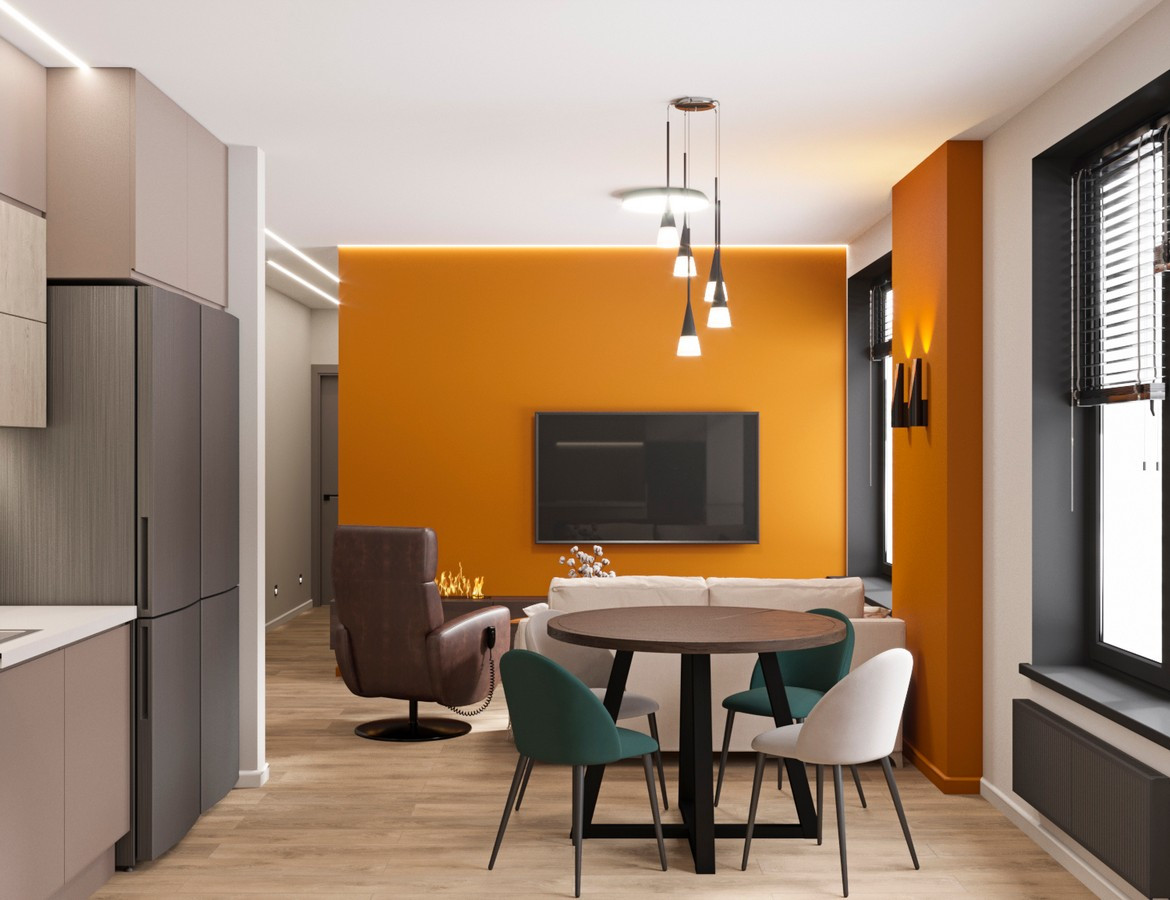 Дизайн трехкомнатной квартиры в современном стиле