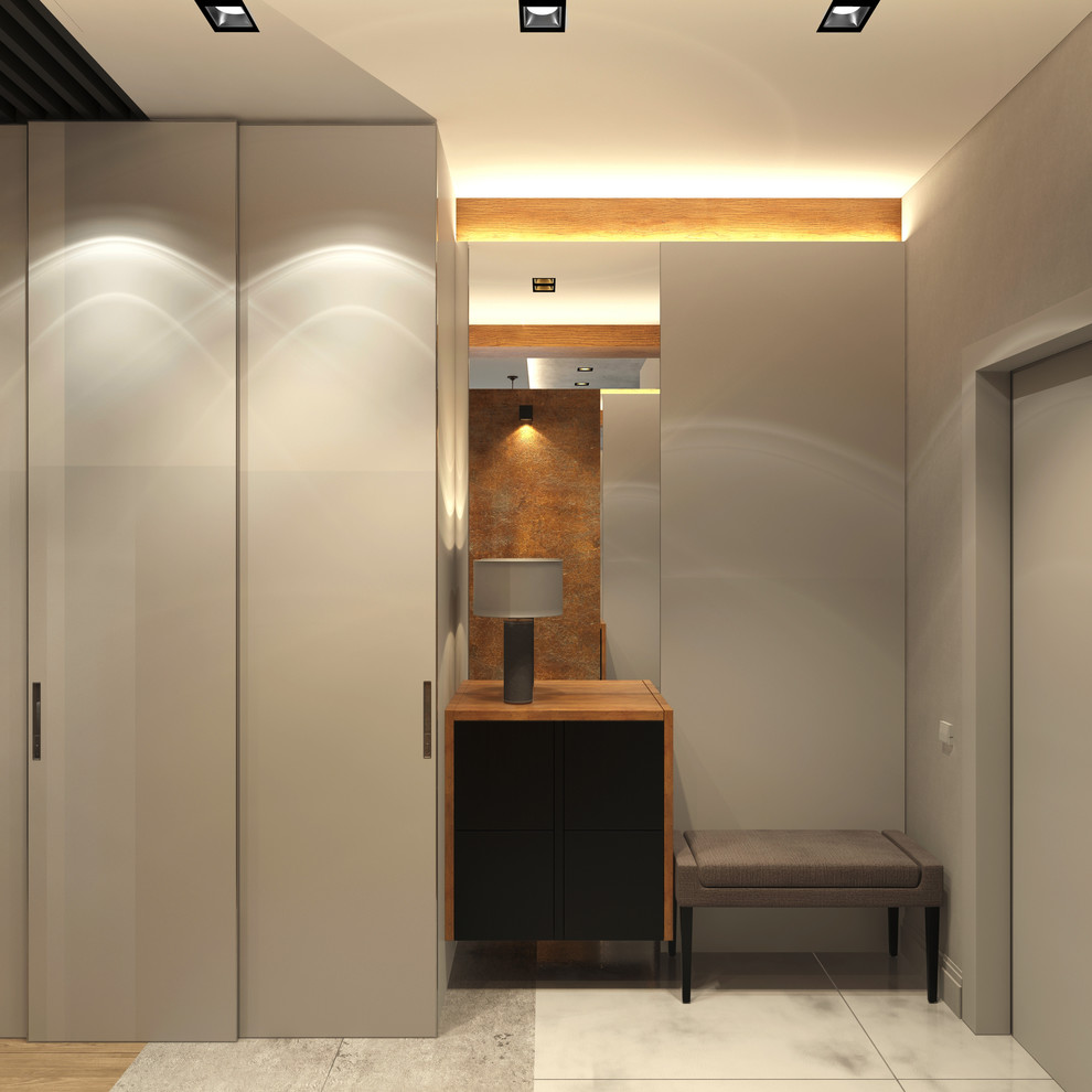 Квартира с элементами индустриального стиля