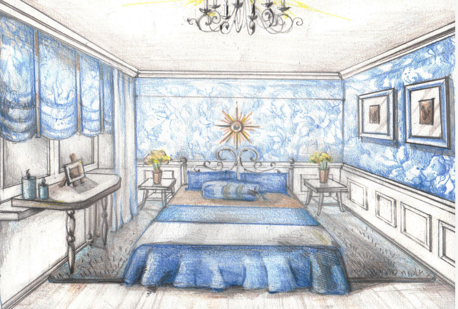 Дизайн- проект трехкомнатной квартиры в городе Могилеве