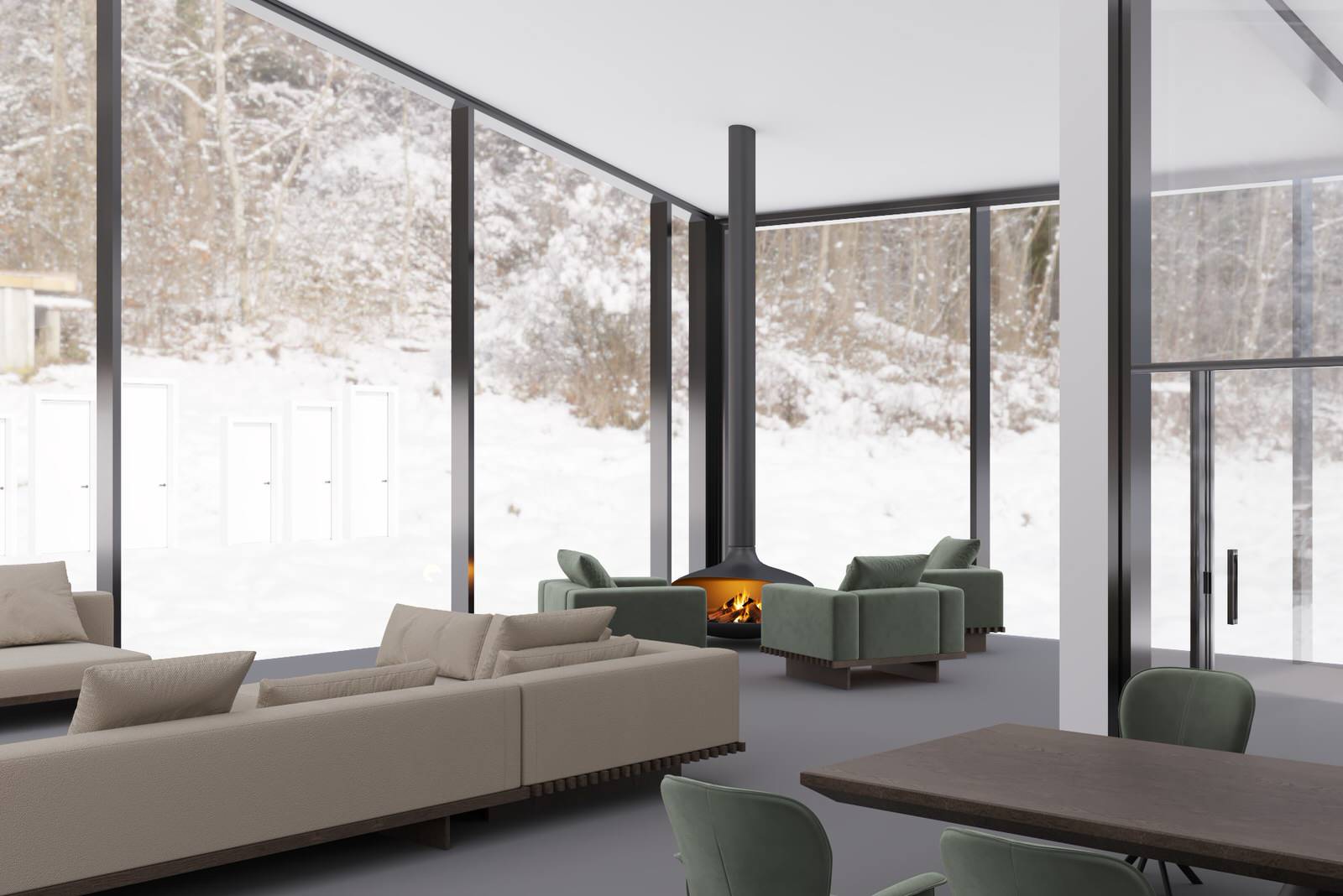 Чайный дом в горах