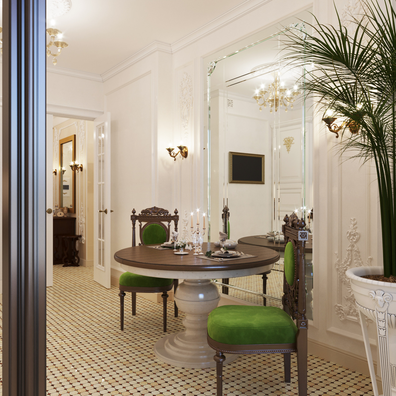 КВАРТИРА В КЛАССИЧЕСКОМ СТИЛЕ