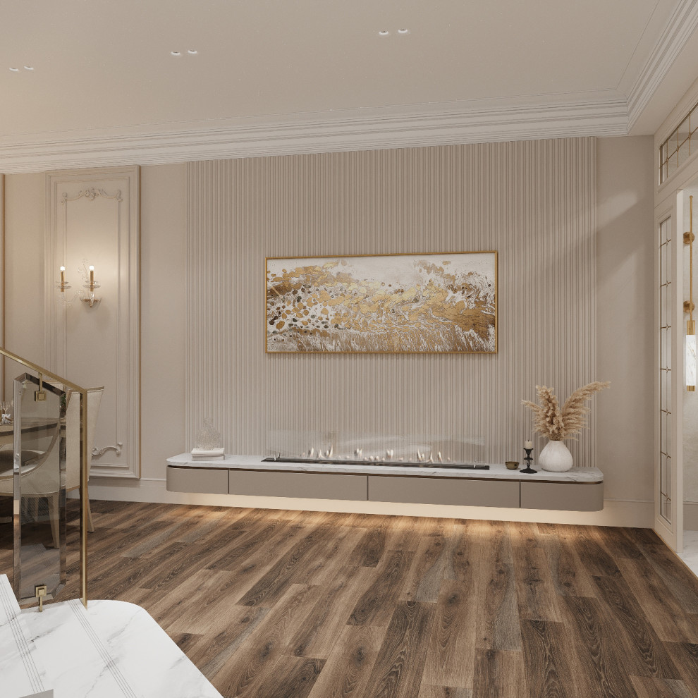 Интерьер кухни - гостиной . Таунхаус в КП " Образцово "