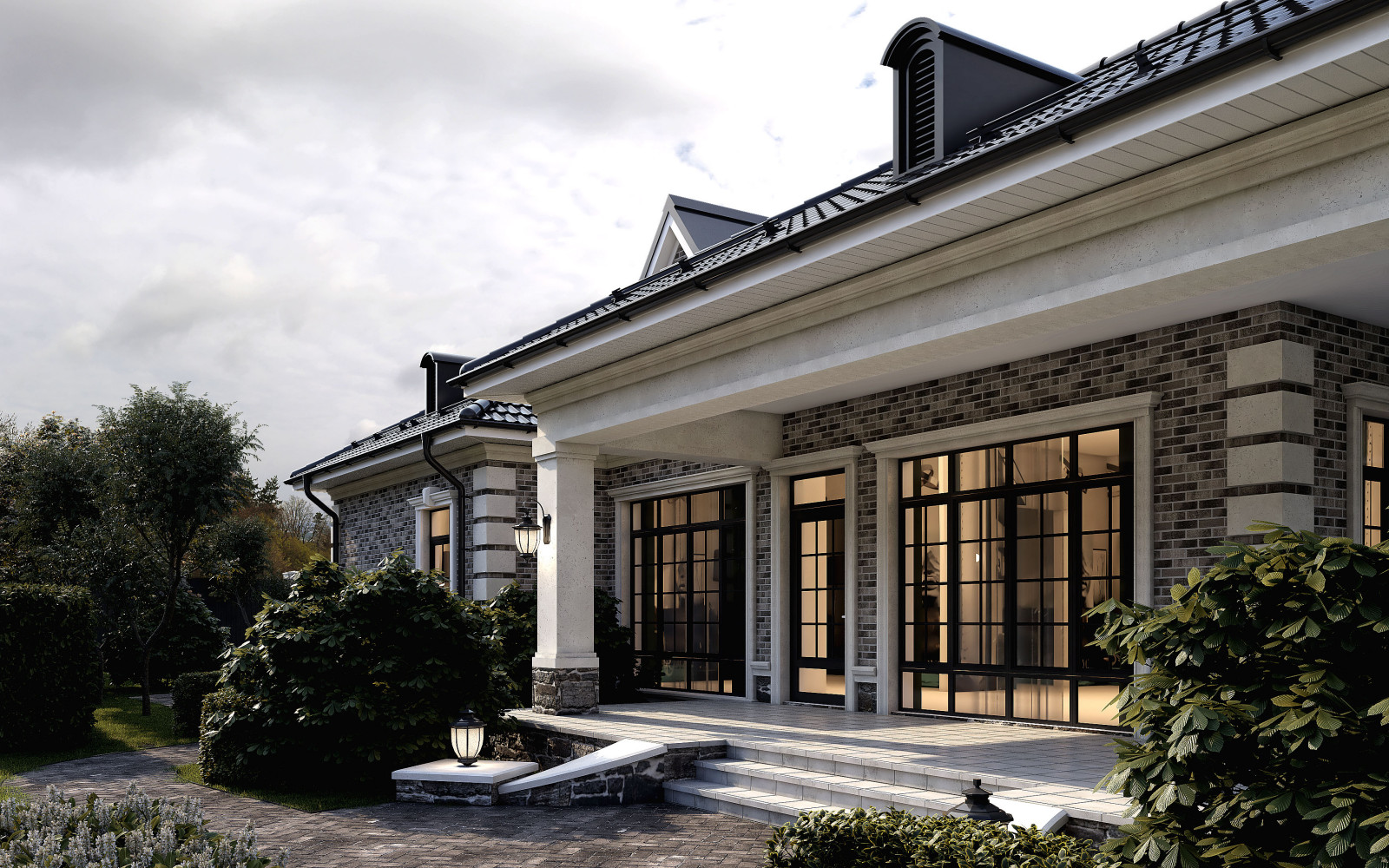 Проект классического одноэтажного дома в Адыгее