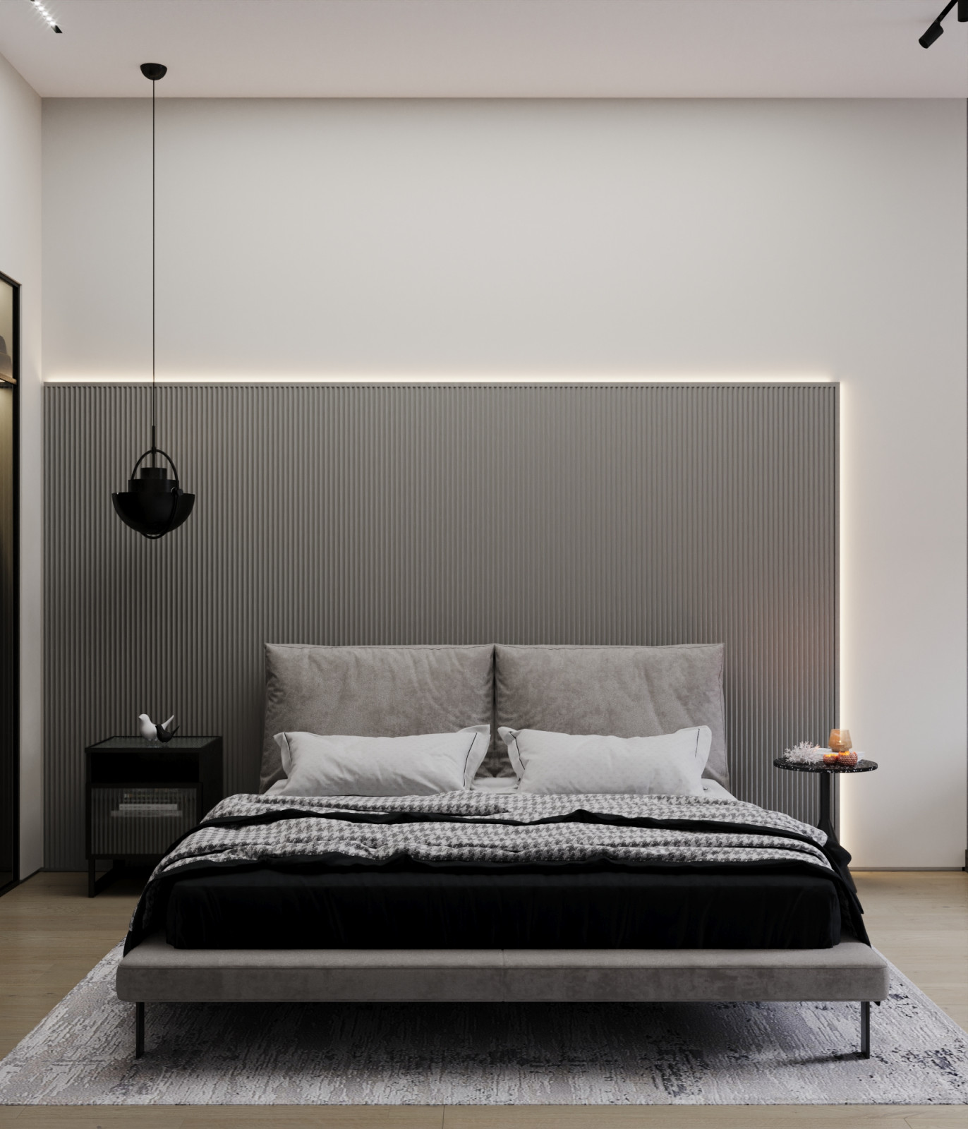 Квартира в серых тонах