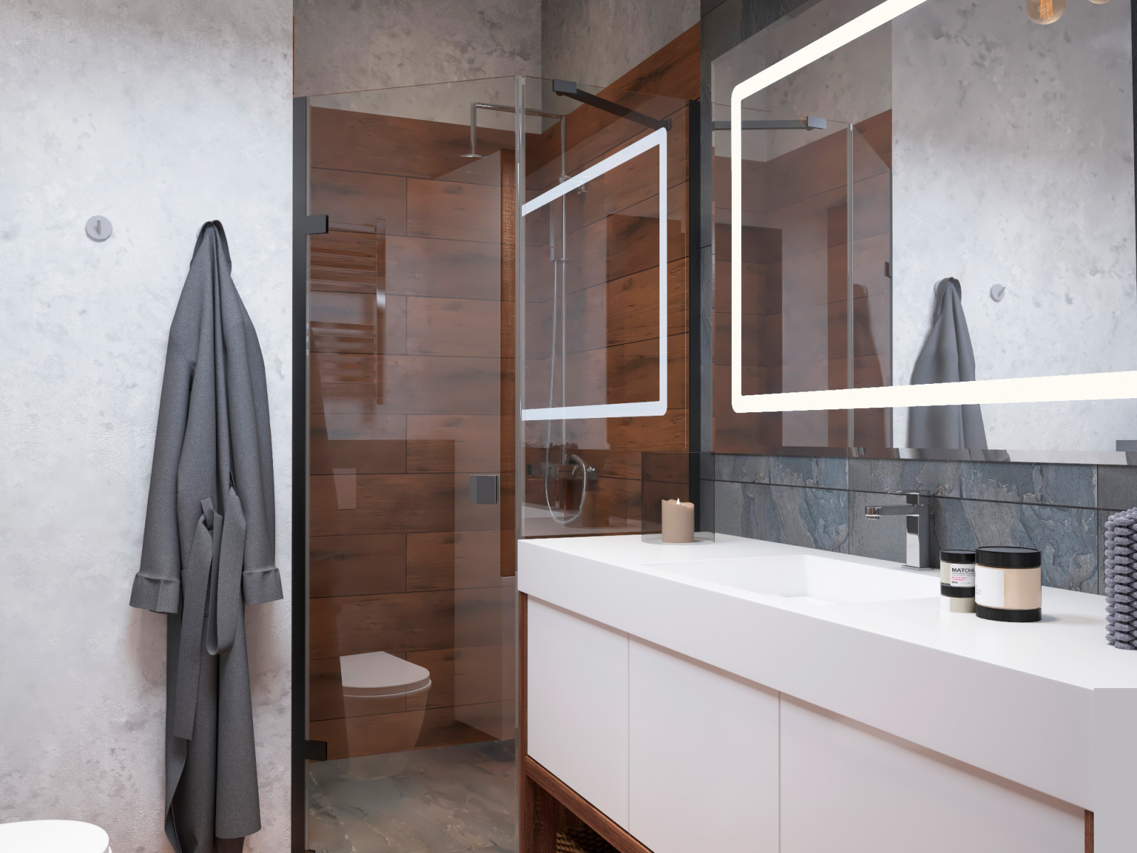 Сталинка-лофт. Санузел