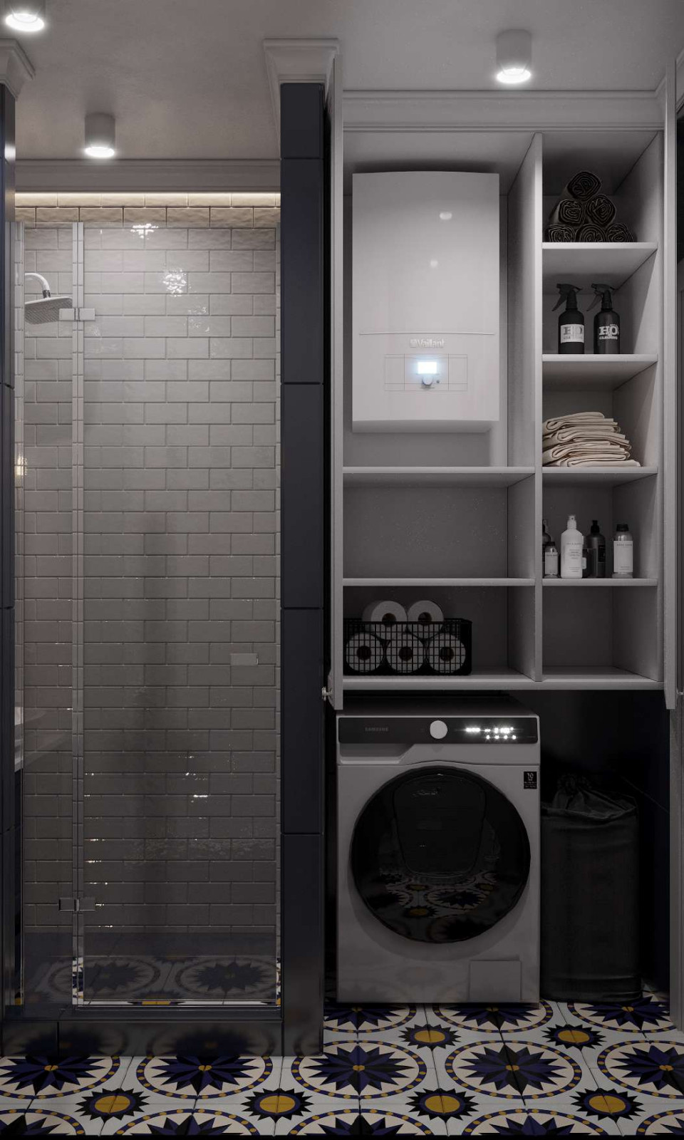 интерьер в стиле неоклассика с элементами минимализма.