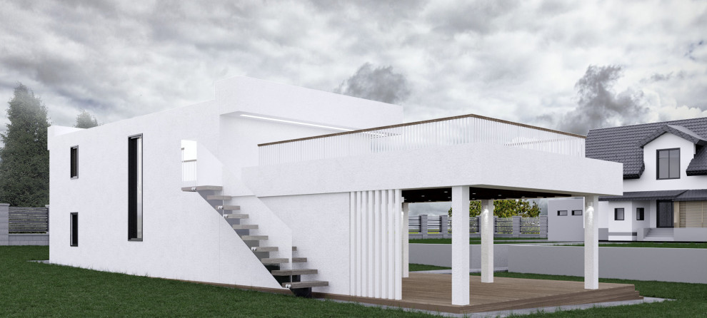 Проект двухэтажного дома в Минском районе