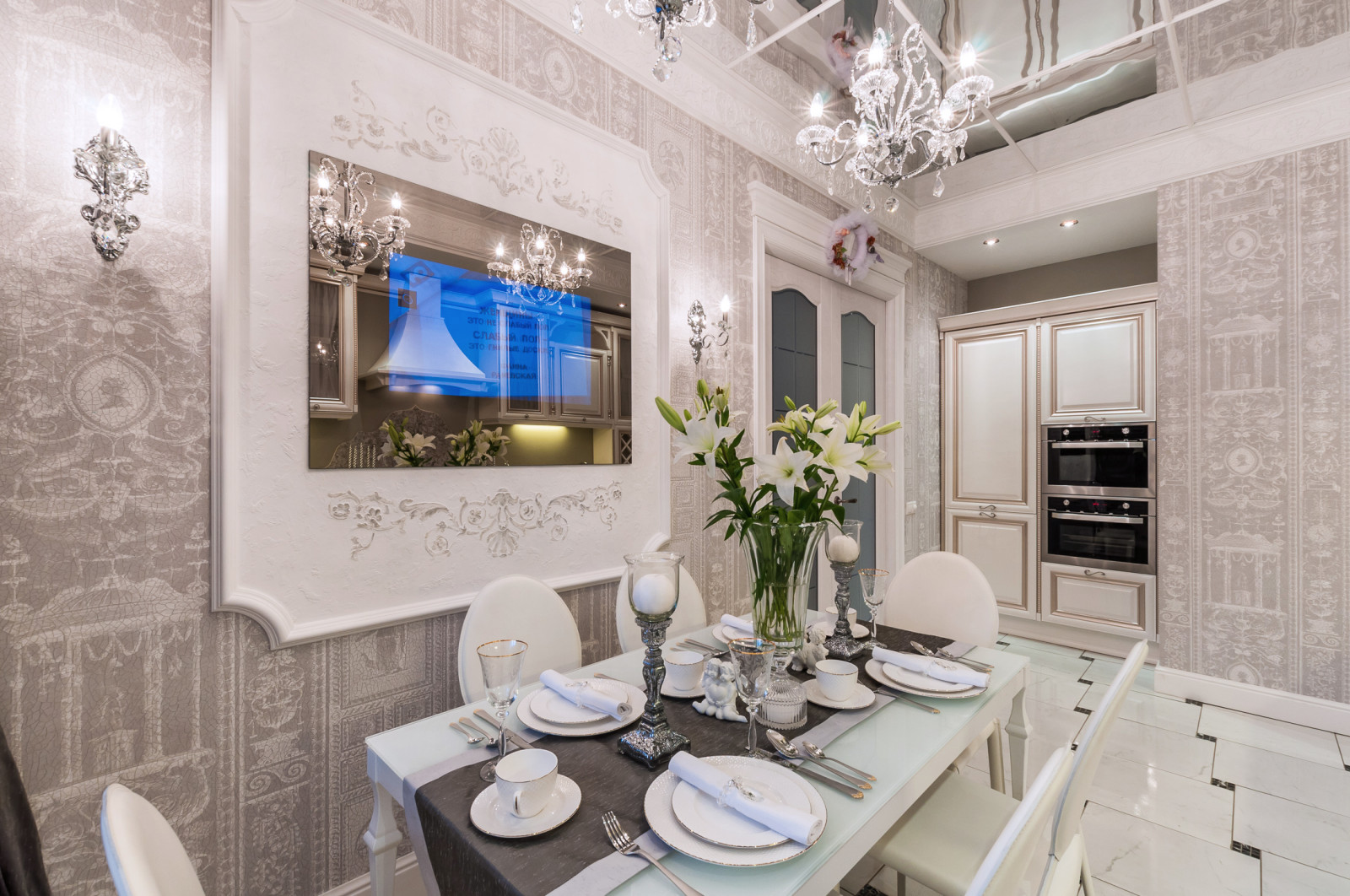 Монохромная кухня