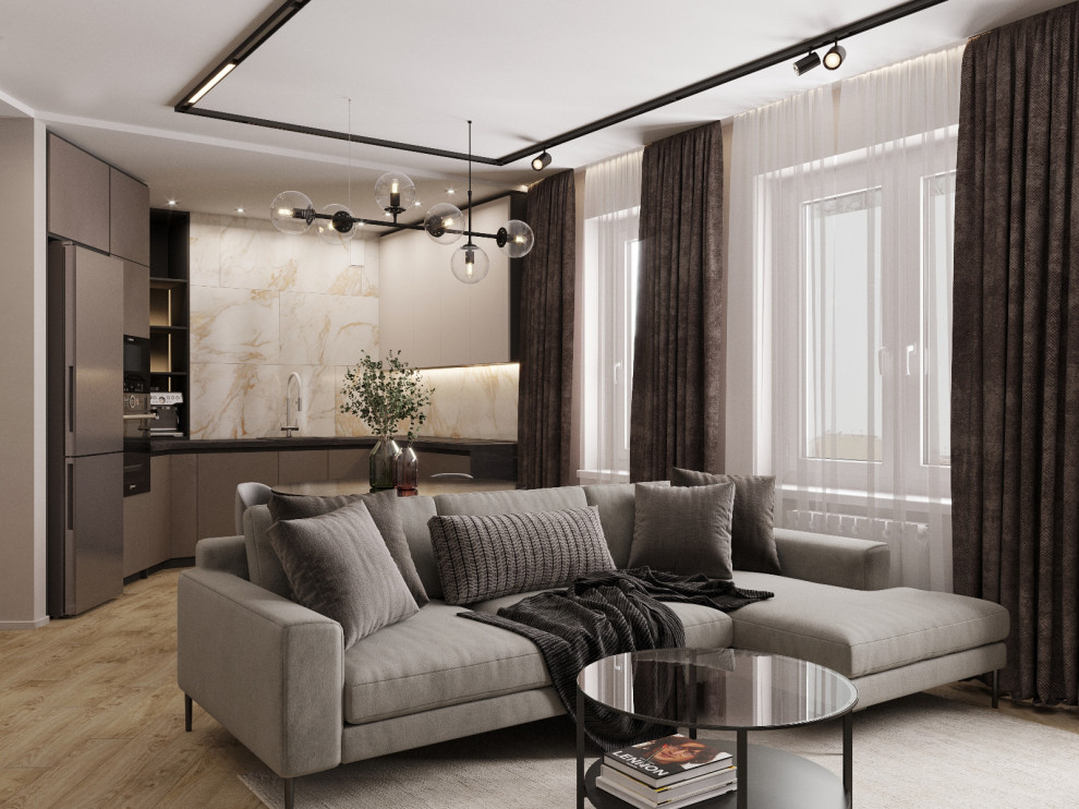 Обложка проекта: Квартира для молодой семьи 98м.кв ЖК Пушкин