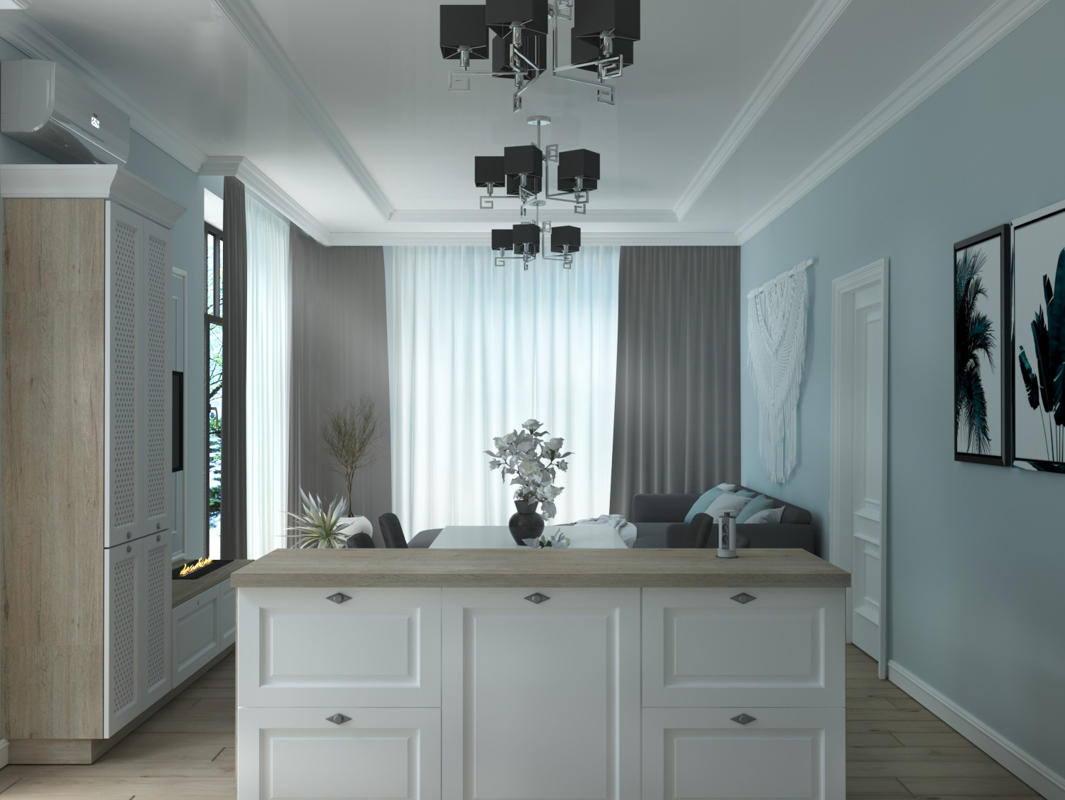 Обложка проекта: Небольшой частный дом в стиле неоклассика