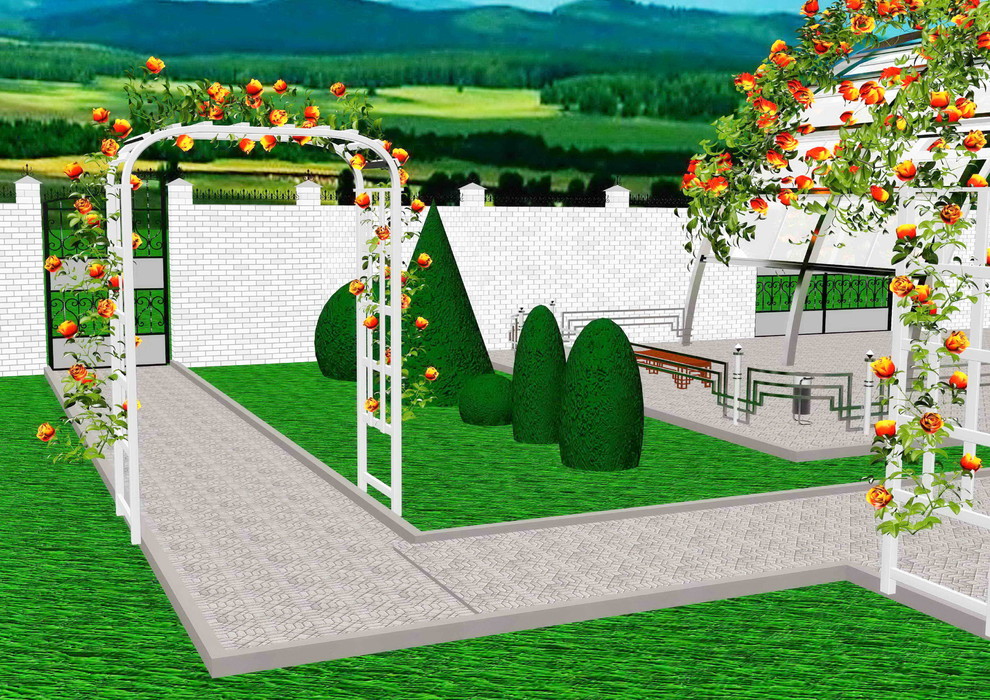 Ландшафт частного дома