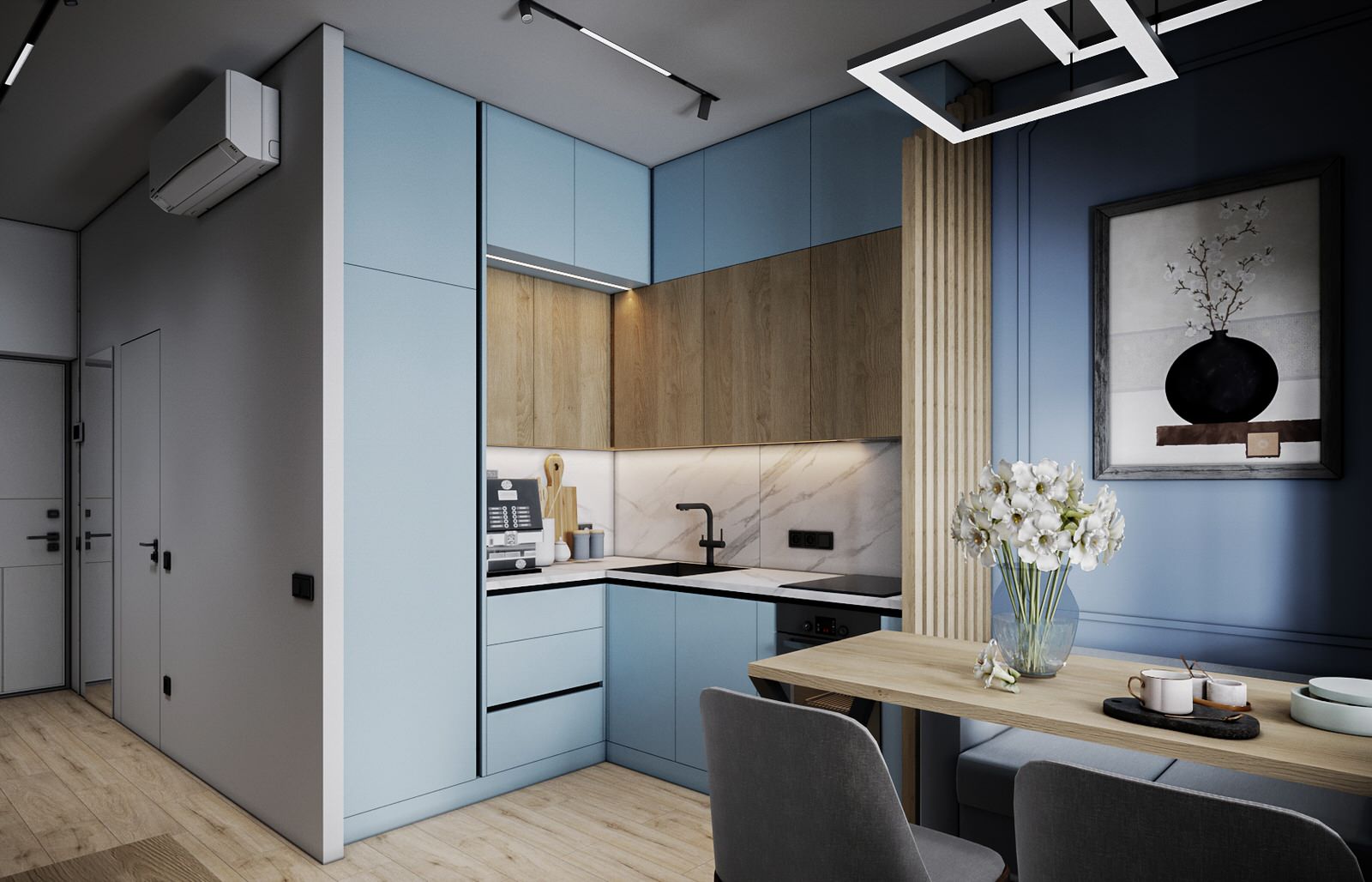 ЖК Дмитриевский! Современный Интерьер Однушки для Парня