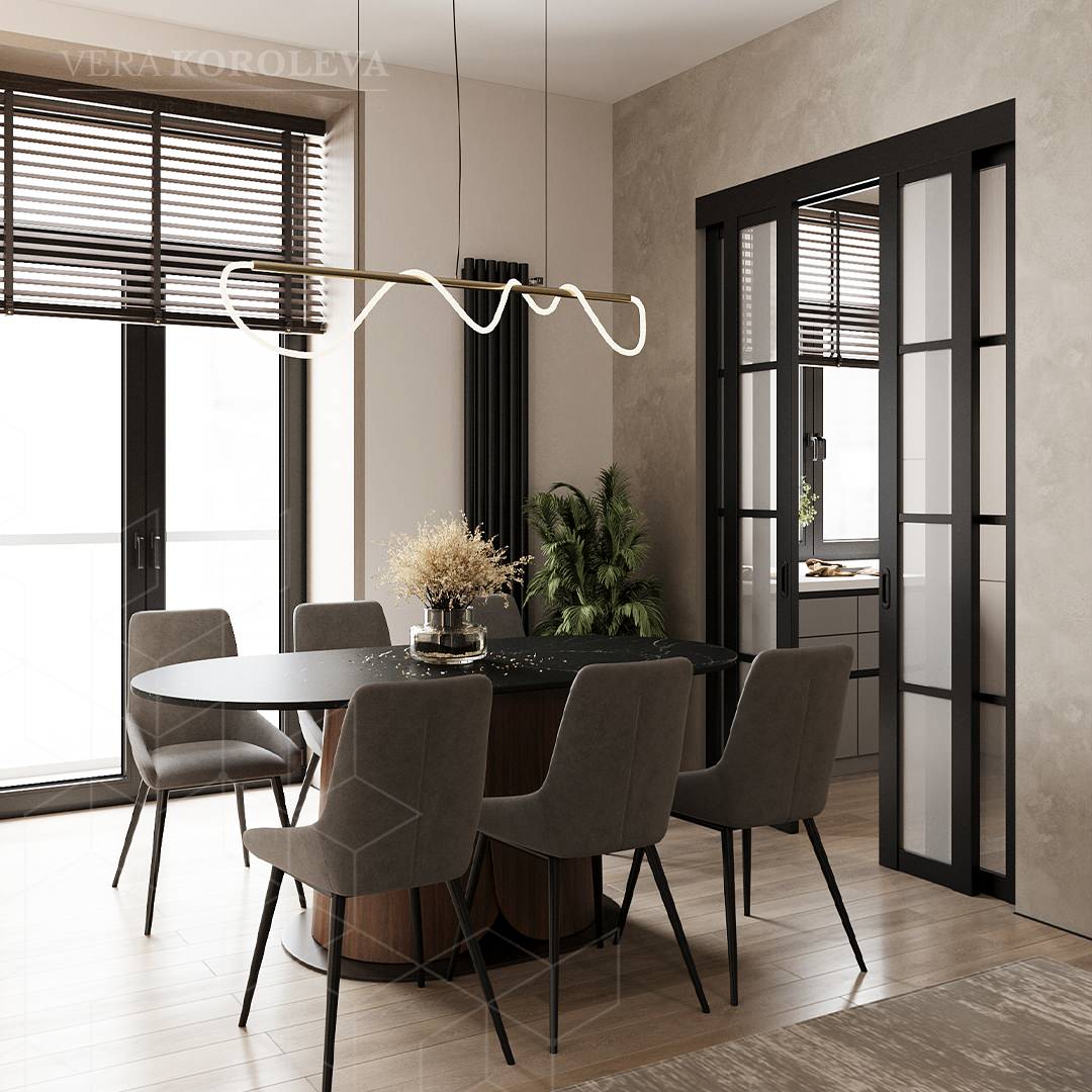 Дизайн-проект квартиры площадью 130 кв. м в Москве