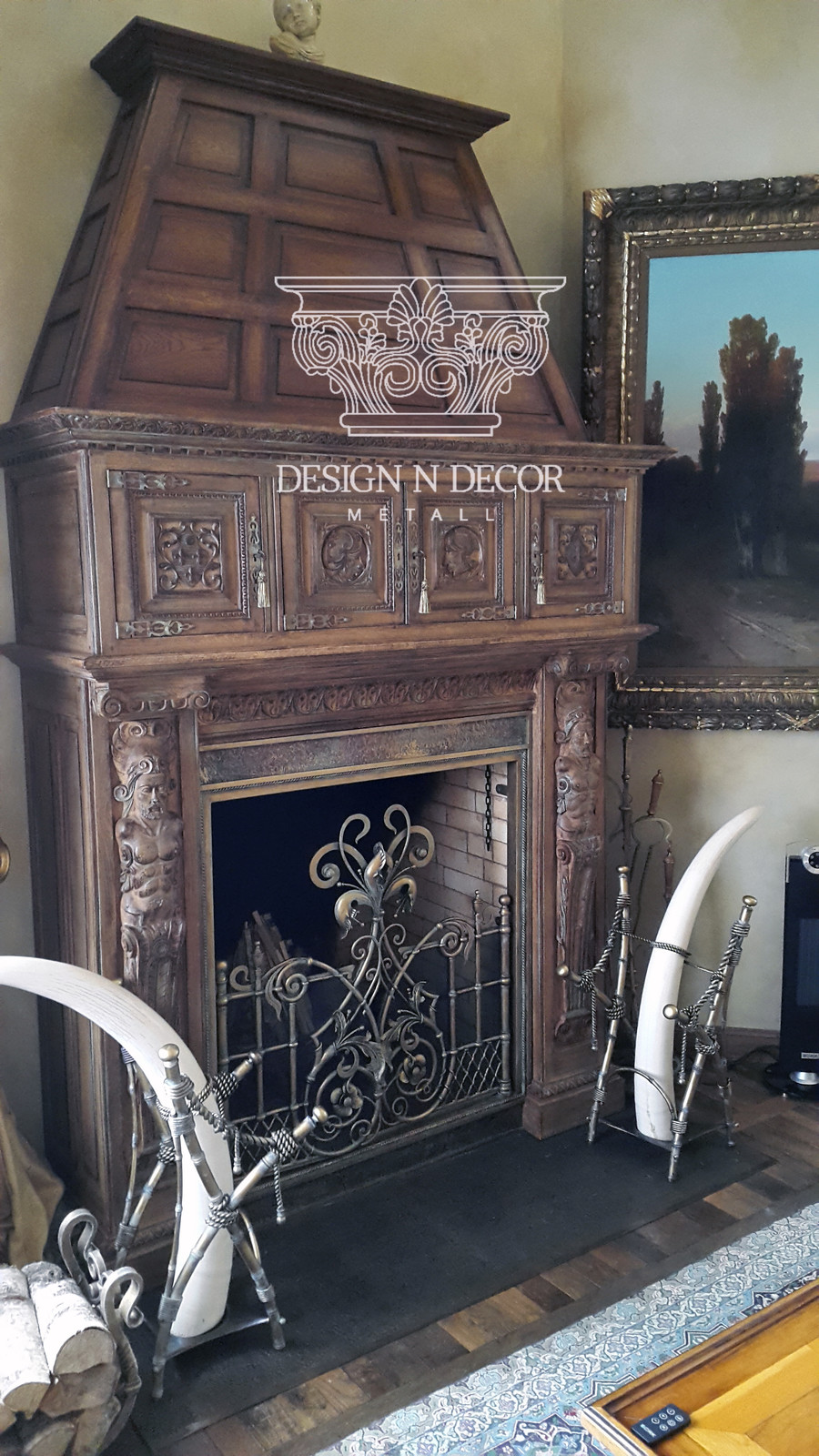 Обложка проекта: Ковка в интерьере поселок "Пестово"