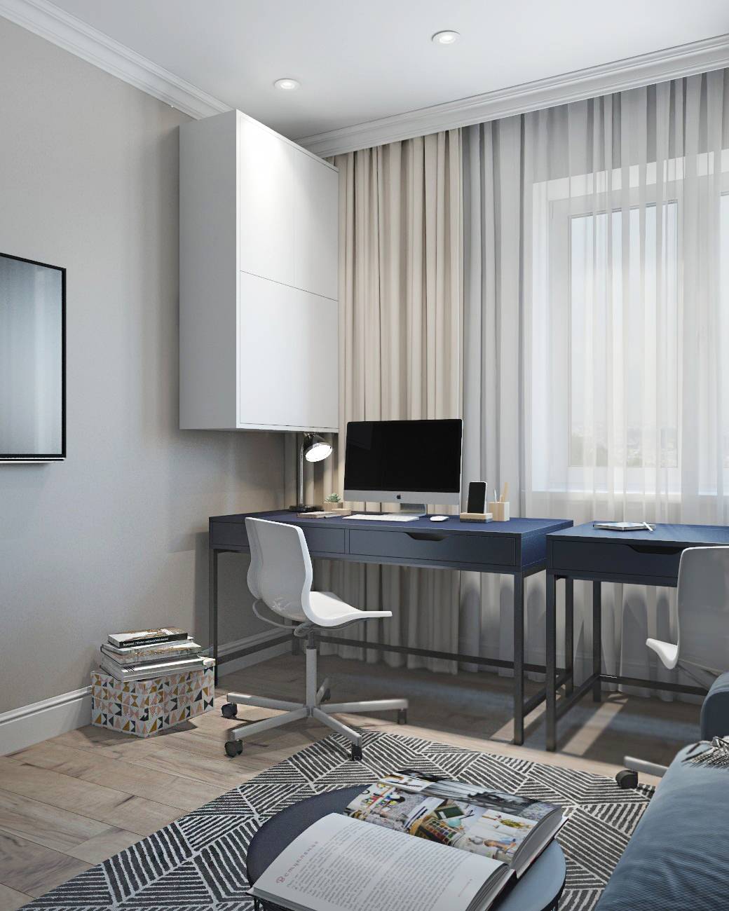 Дизайн проект 4-х комнатной квартиры в ЖК Планета