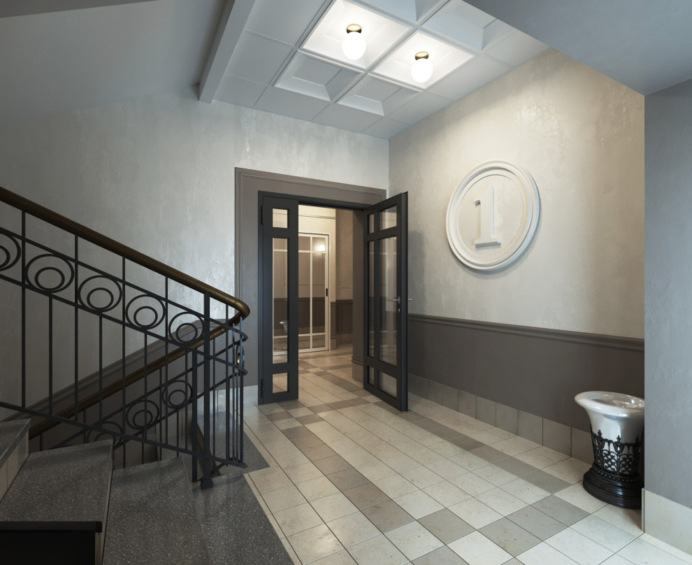 Интерьеры МОП, ЖК "БУЛГАКОВ", СК "СТРИЖИ"