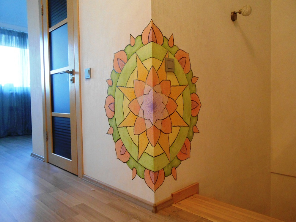 Обложка проекта: Роспись своей стены вместе с художником