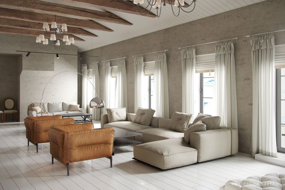 Квартира гостиничного типа в стиле лофт и минимализм.