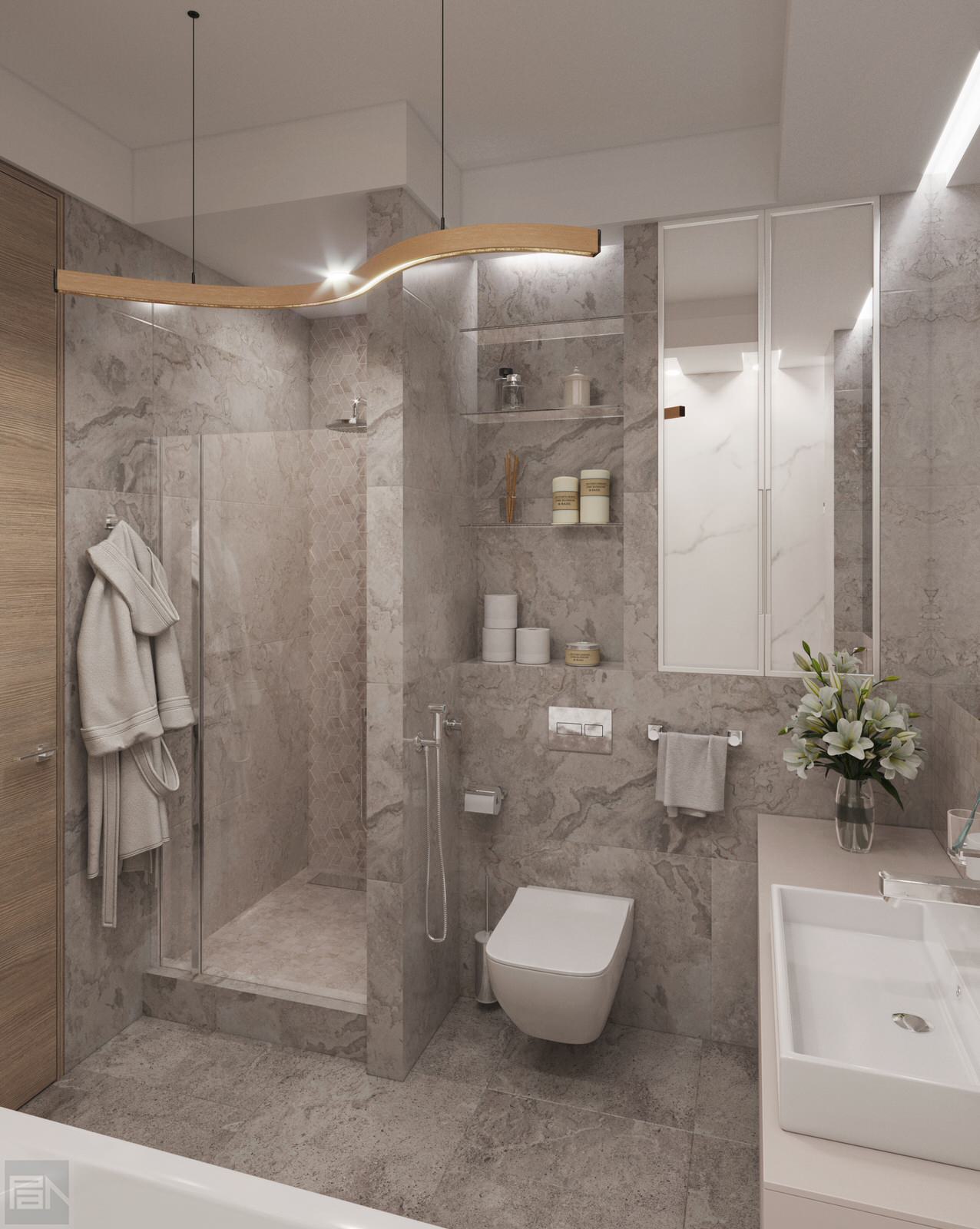 Дизайн-проект квартиры в ЖК "Фьюжн парк"