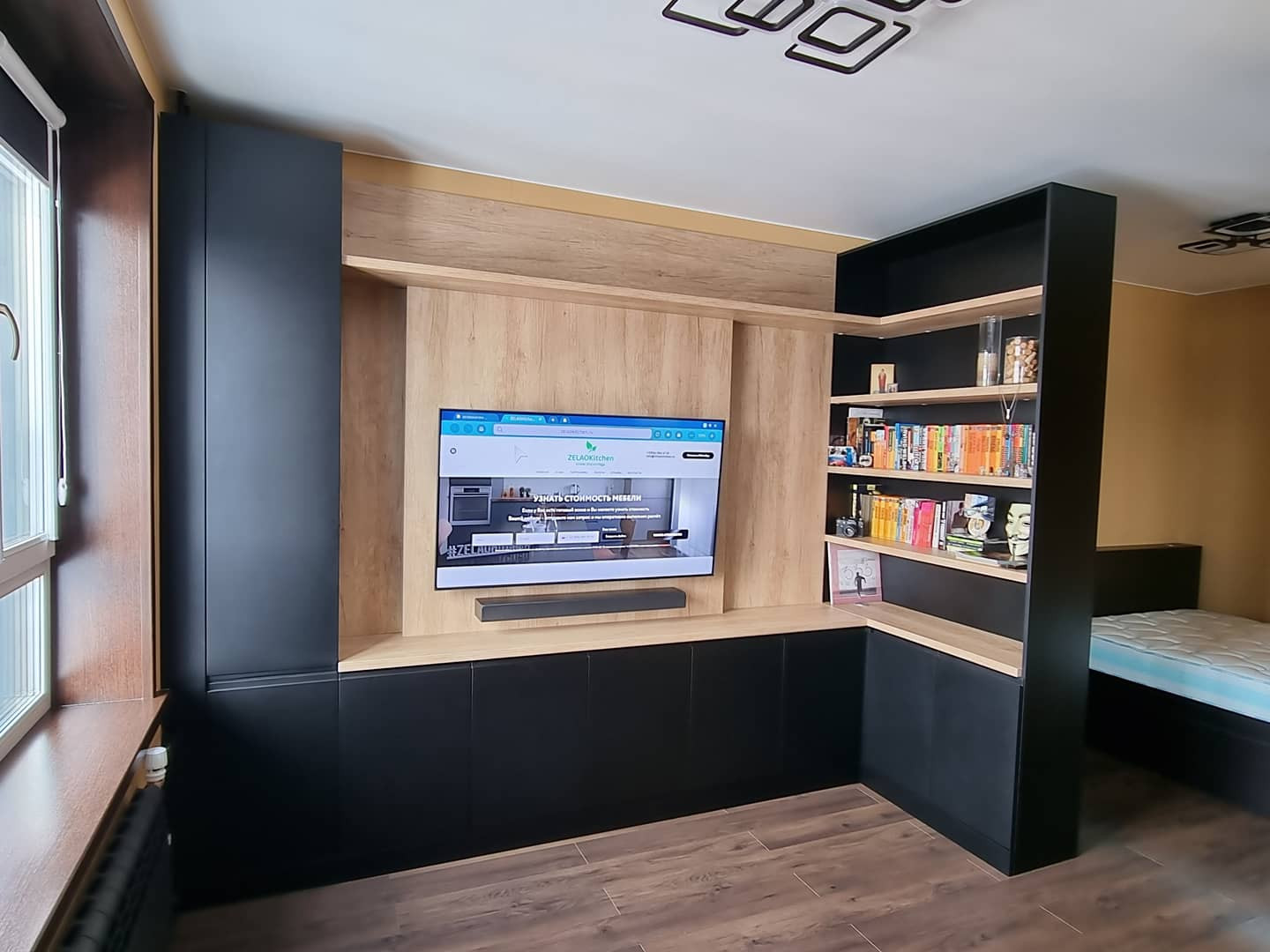 Мебель в гостиную ЖК "Жемчужина Зеленограда"