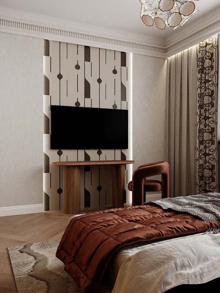 Дизайн интерьера дома в стиле Нео-классика с элементами дизайнерских решений