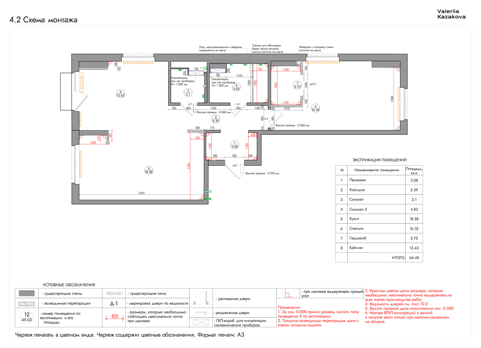 Схема монтажа
