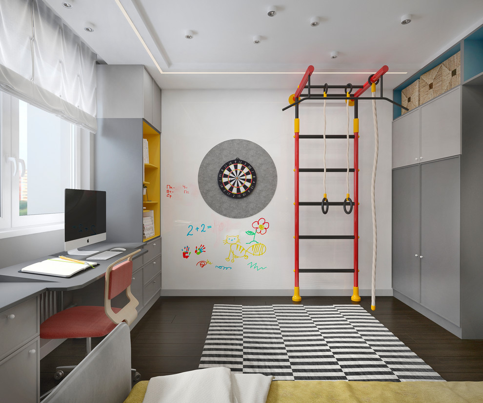 Квартира в сером цвете