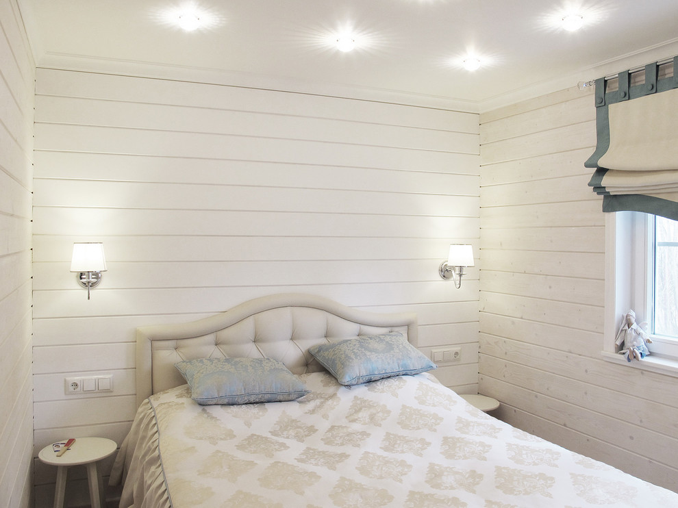 Одноэтажный загородный дом с баней