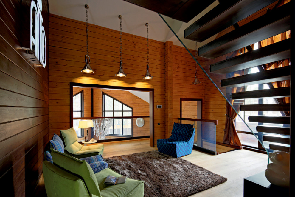 Загородный дом из бруса в элитном посёлке