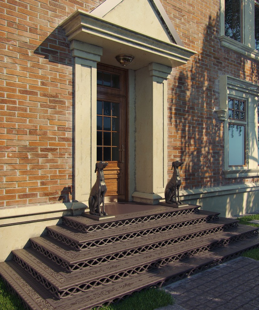 Реконструкция частного дома в Кранодаре в английском стиле с элементами эклекти